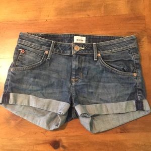 Hudson jean shorts. Size 25. Cuffed.